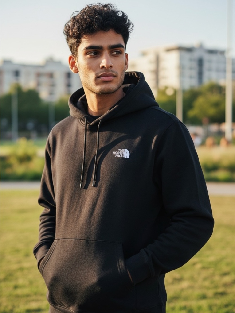 The North Face Box NSE Pullover Hoodie Black Sz S